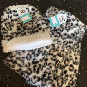 Matching hat and scarf set